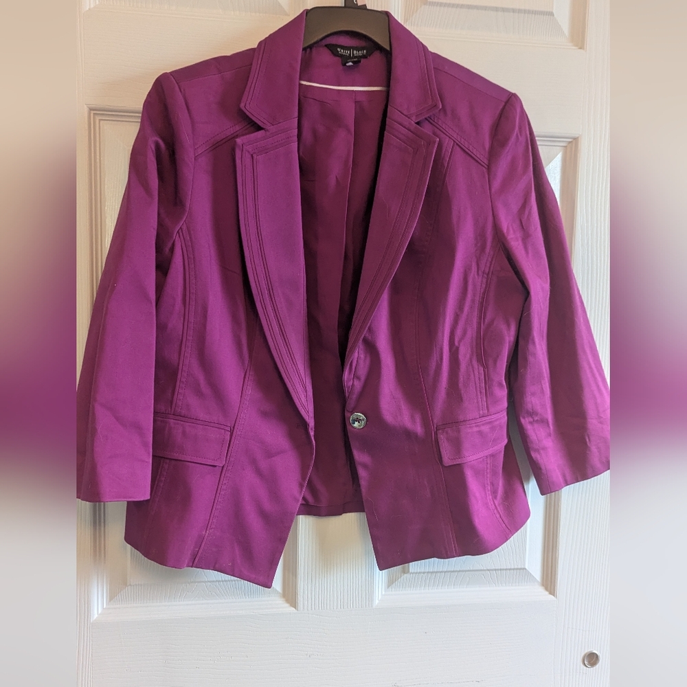 Women's Purple Blazer
